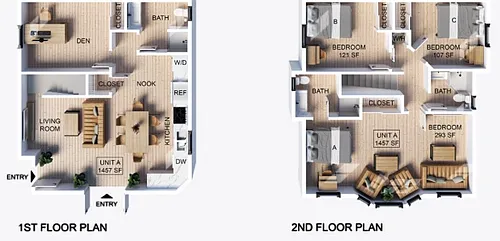 Floor plan 5 Bedroom | 3 Bath