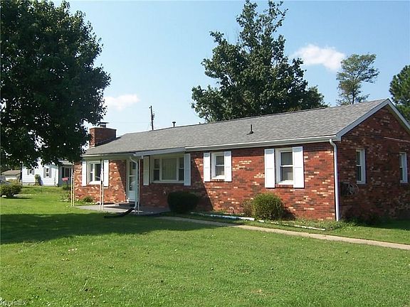This solid brick ranch is located on a double, corner lot in a quiet neighborhood.