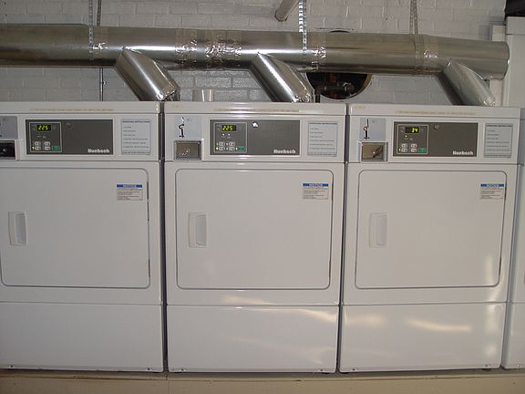 Dryers in the basement