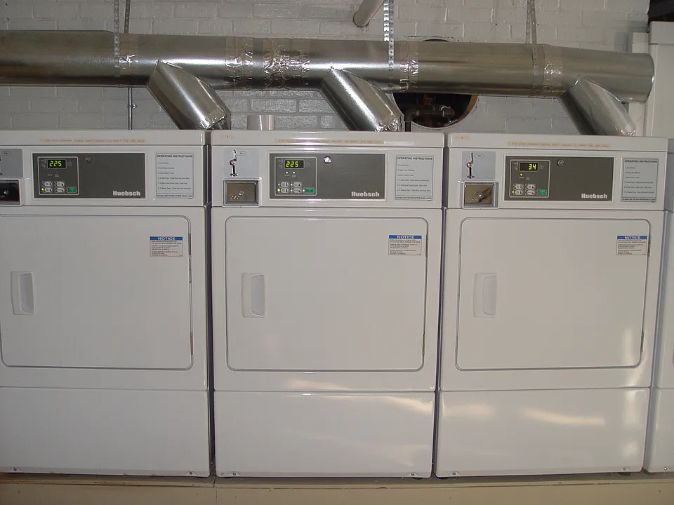 Dryers in the basement