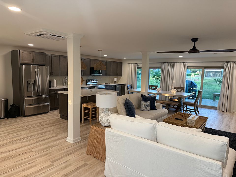 View from Front Windows into the Living Space and Kitchen