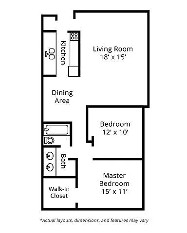 Floor plan 2 Bedroom