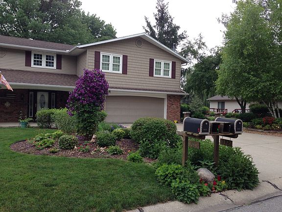 Beautiful landscaping.