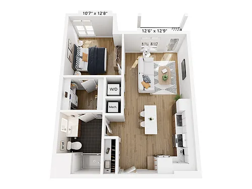 Floor plan A13