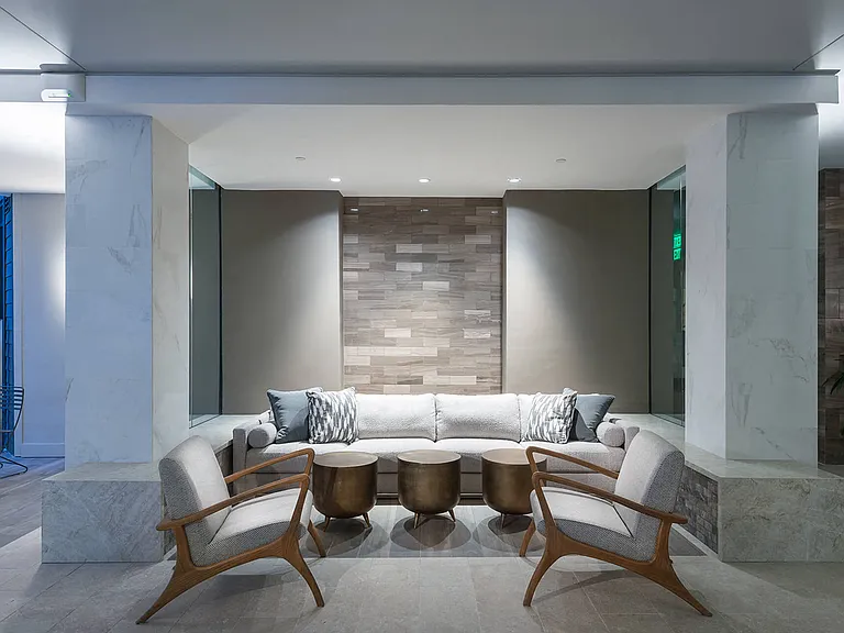 Open-air loggias with large screen TV's and cozy seating areas