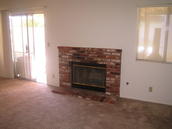 Wood burning fireplace