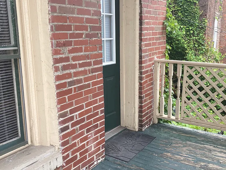Entrance from back porch.