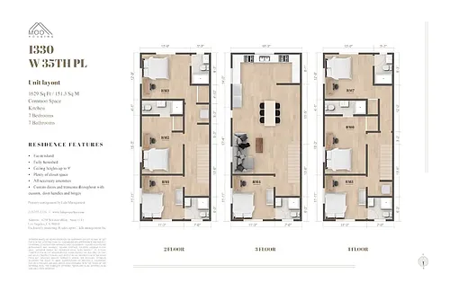 Floor plan Private Room 1330 W 35th Pl - 7b7b