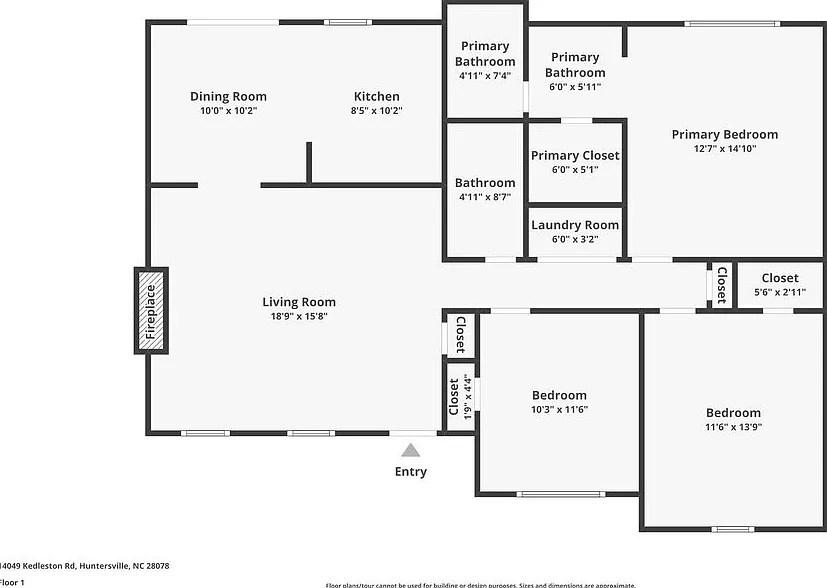 3 bed, 2.0 bath, 1264 sqft, $2,215 — Photo 2
