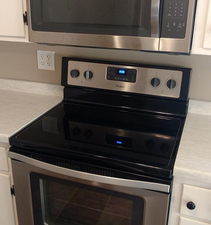 New stainless appliances