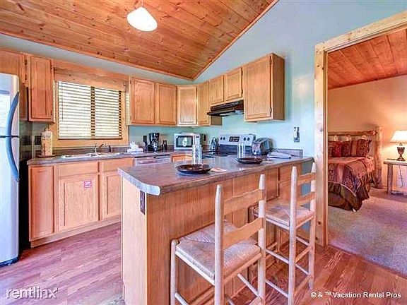 The kitchen is fully equipped