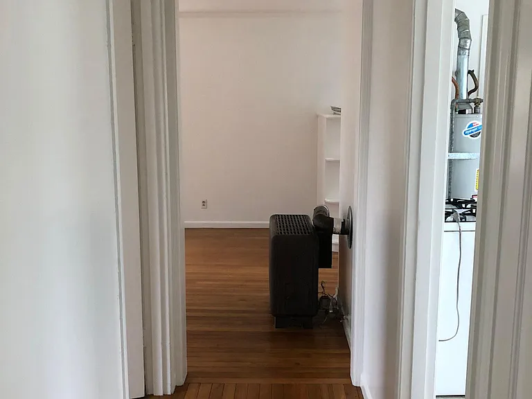 View from the front door looking down the hallway.