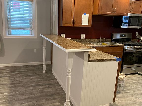 huge custom built double terraced 7 foot long island