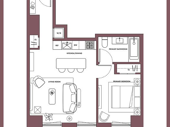 2nd image of 225 W 28th St APT 8F