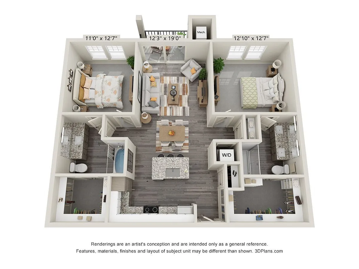Floor plan B3
