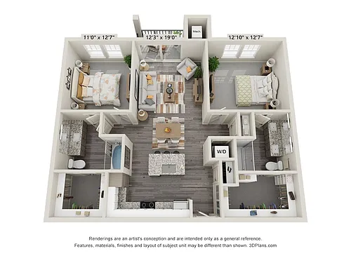 Floor plan B3