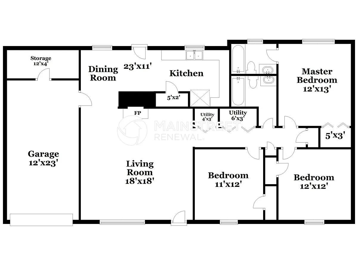 Floor Plan - 1274 Classic Dr NE