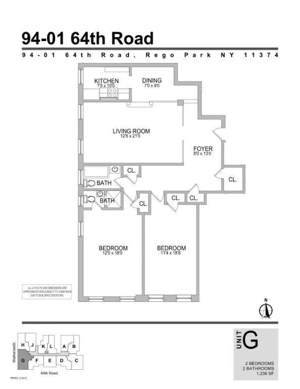94-01 64th Road #4G in Rego Park, Queens | StreetEasy