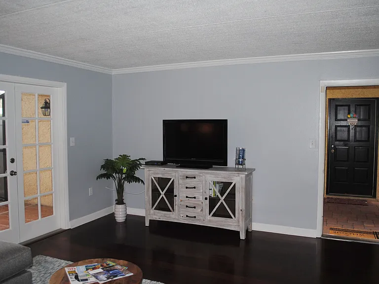 Staged living room