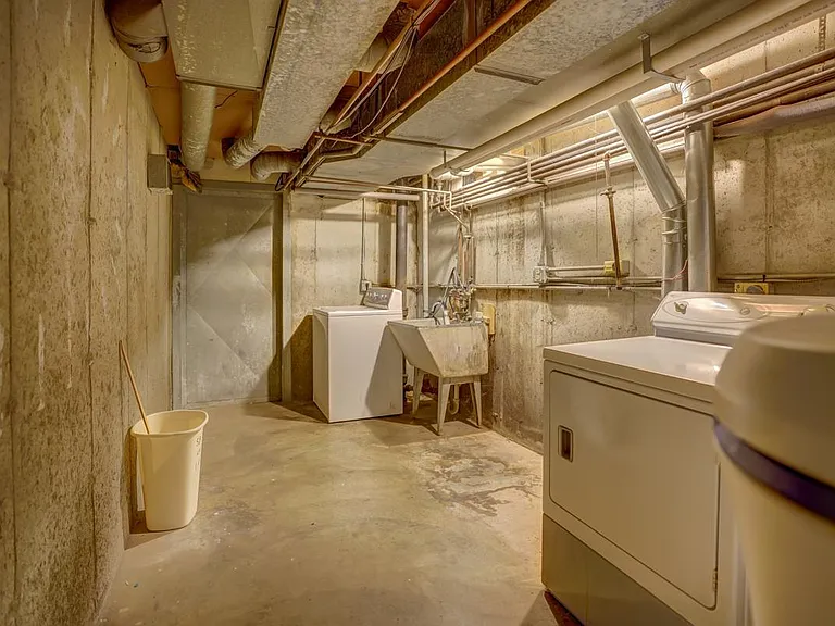Basement common area; Washer/Dryer hookups available. Units are not provided.
