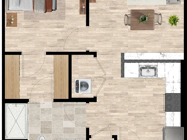 A3 - One Bedroom A3 - One Bedroom