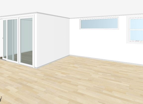 Second floor - siding door leading to the balcony.
