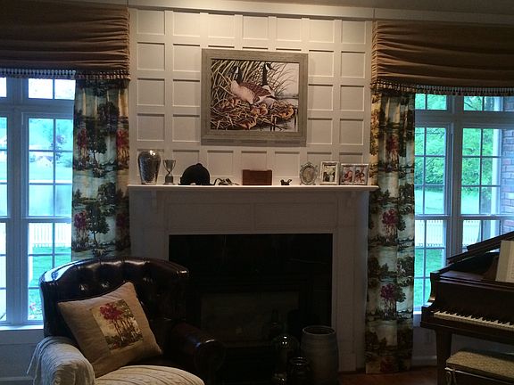 Custom wall wood work.