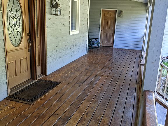 Covered porch for rainy days