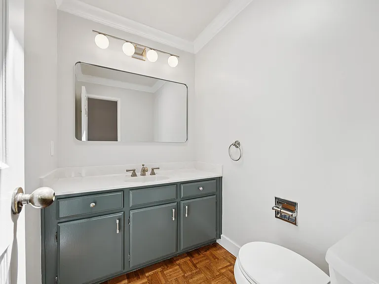 Powder room on main living level.