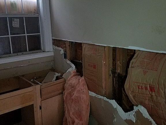 Kitchen, new windows.