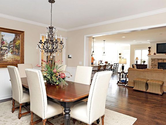 The beautiful and very spacious formal dining room.