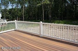 Private rear deck