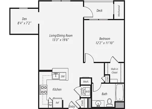Floor plan Hickory