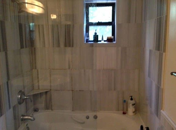 Marble Shower with Glass