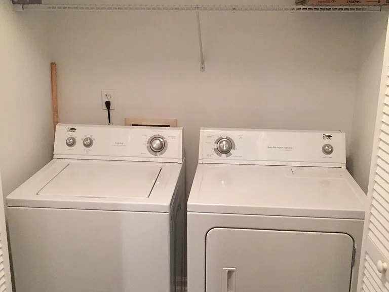 Washer and dryer
