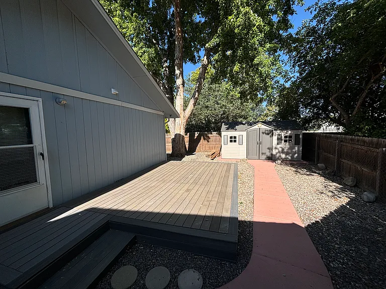 Trex Deck off living room for evening BBQ!