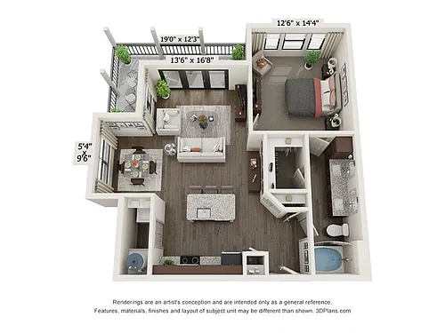 Floor plan A3A