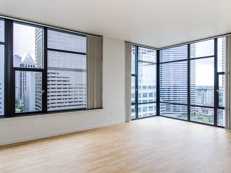 Living Room with Floor-to-Ceiling Windows