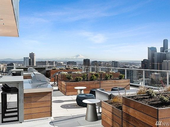 Stunning views from roof top deck