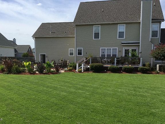 Backyard facing Home