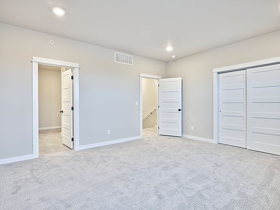 Spacious Bedroom 1 with two closets
