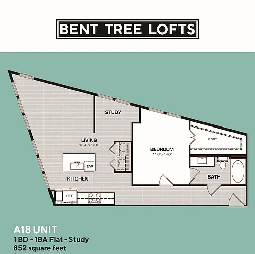 Floor plan A18
