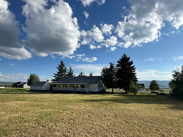ALL ON ONE ACRE - VIEW FROM LOT LINE TO BACK OF HOUSE