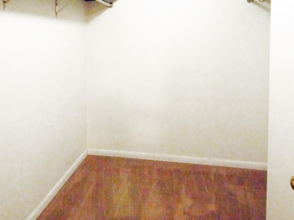 Ample closet space.