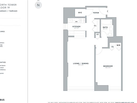 2nd image of 1 Columbus Pl APT N19f