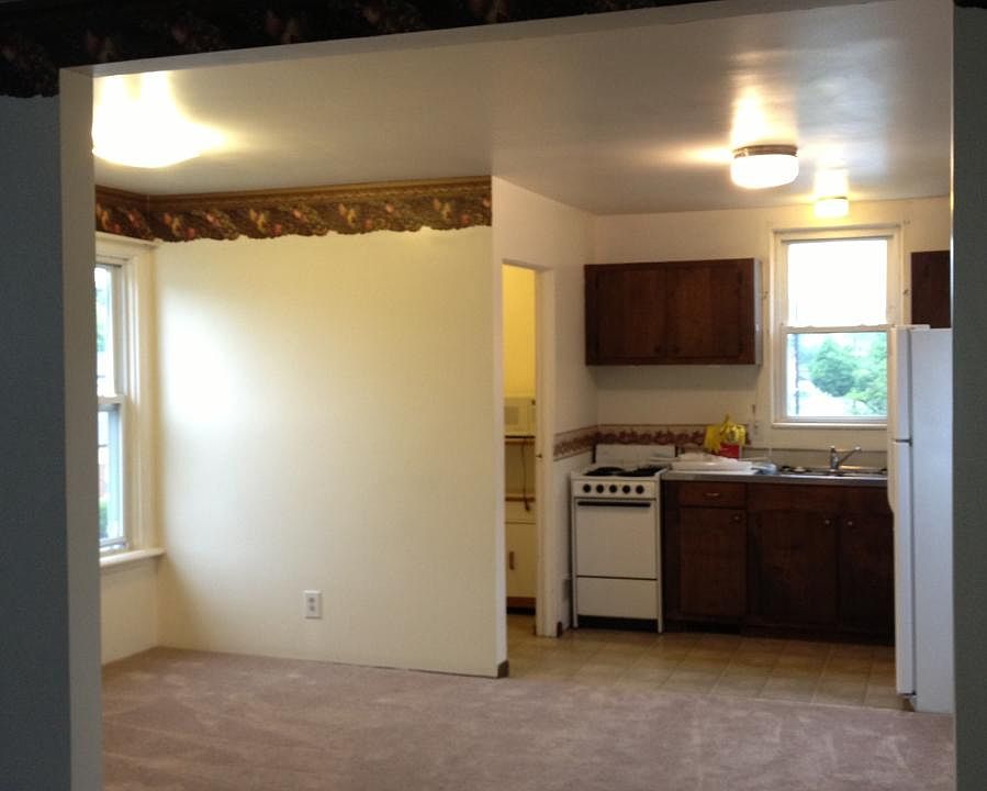 Dining room and kitchen