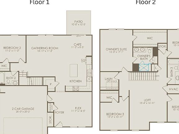 Floor Plan Level 1 Level 2