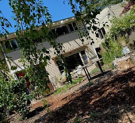 view of house from backyard