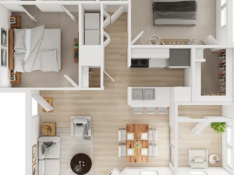 C242440_TheWestside_3DFloorPlan_2x2_B1_840sqft C242440_TheWestside_3DFloorPlan_2x2_B1_840sqft