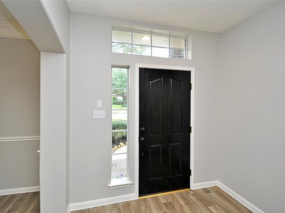 Elegant foyer entrance.